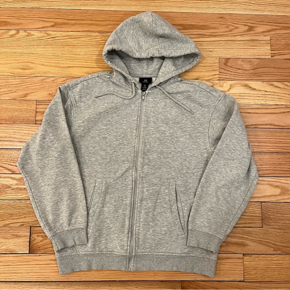 H&M Gray Lightweight Hoodie Jacket